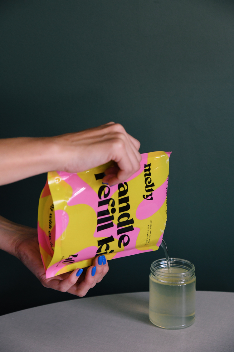 Candle Refill Kit - Raw Sugar, Clove, and Sandalwood | Spicy Fragrance