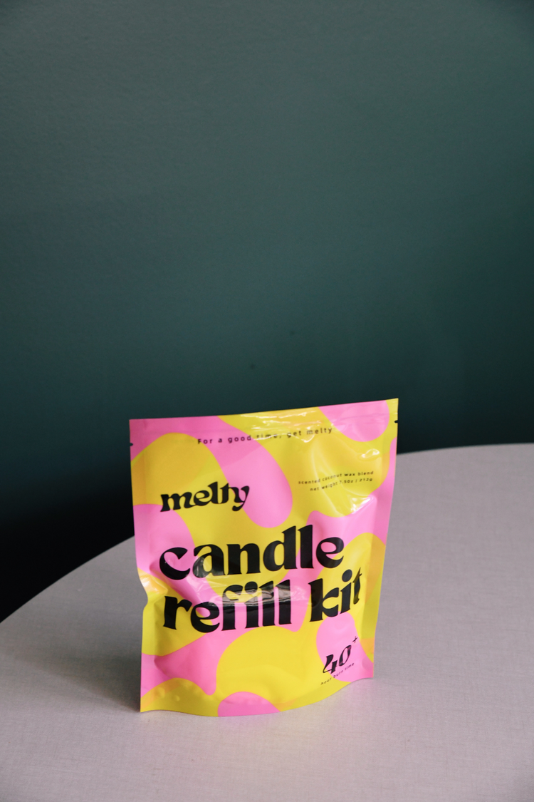 Candle Refill Kit - Santal Vanilla, Shea & Sandalwood | Cozy Fragrance by themelty.co™