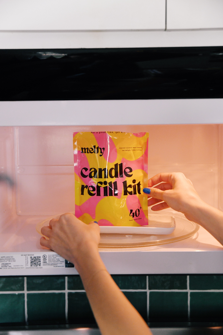 Candle Refill Kit - Raw Sugar, Clove, and Sandalwood | Spicy Fragrance