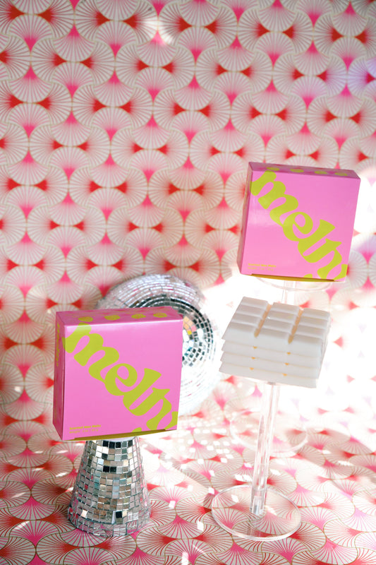 santal vanilla, shea, and sandalwood luxury wax melts (3oz) by themelty.co™