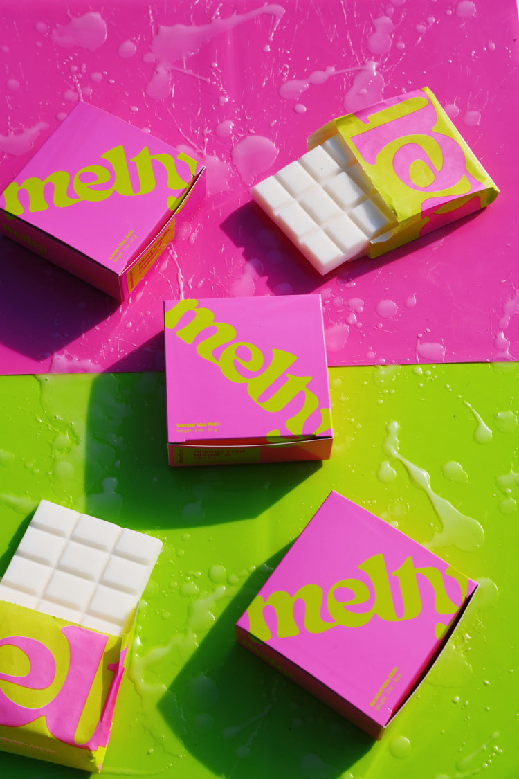 blood orange, lime, and agave luxury wax melts (3oz) by themelty.co™