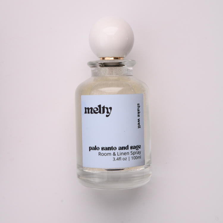 Palo Santo, Sage & Cedarwood Scented Room & Linen Spray by themelty.co™