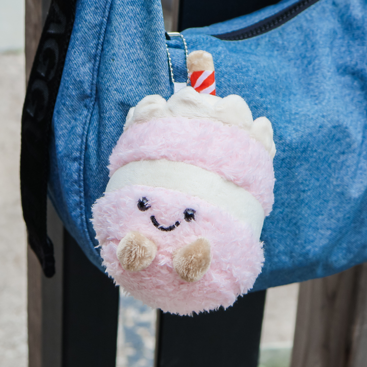 birthday cake bag charm