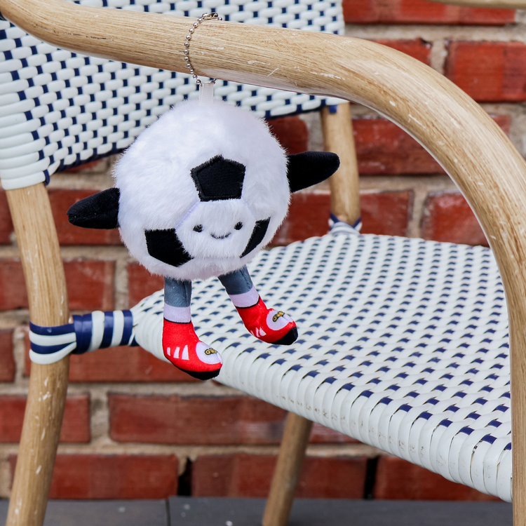 soccer ball bag charm
